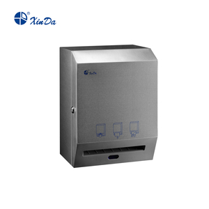 Sensor de alta calidad, Sensor de papel automático, dispensador de toallas de papel higiénico, baño comercial de hotel montado en la pared Xinda CZQ20k
