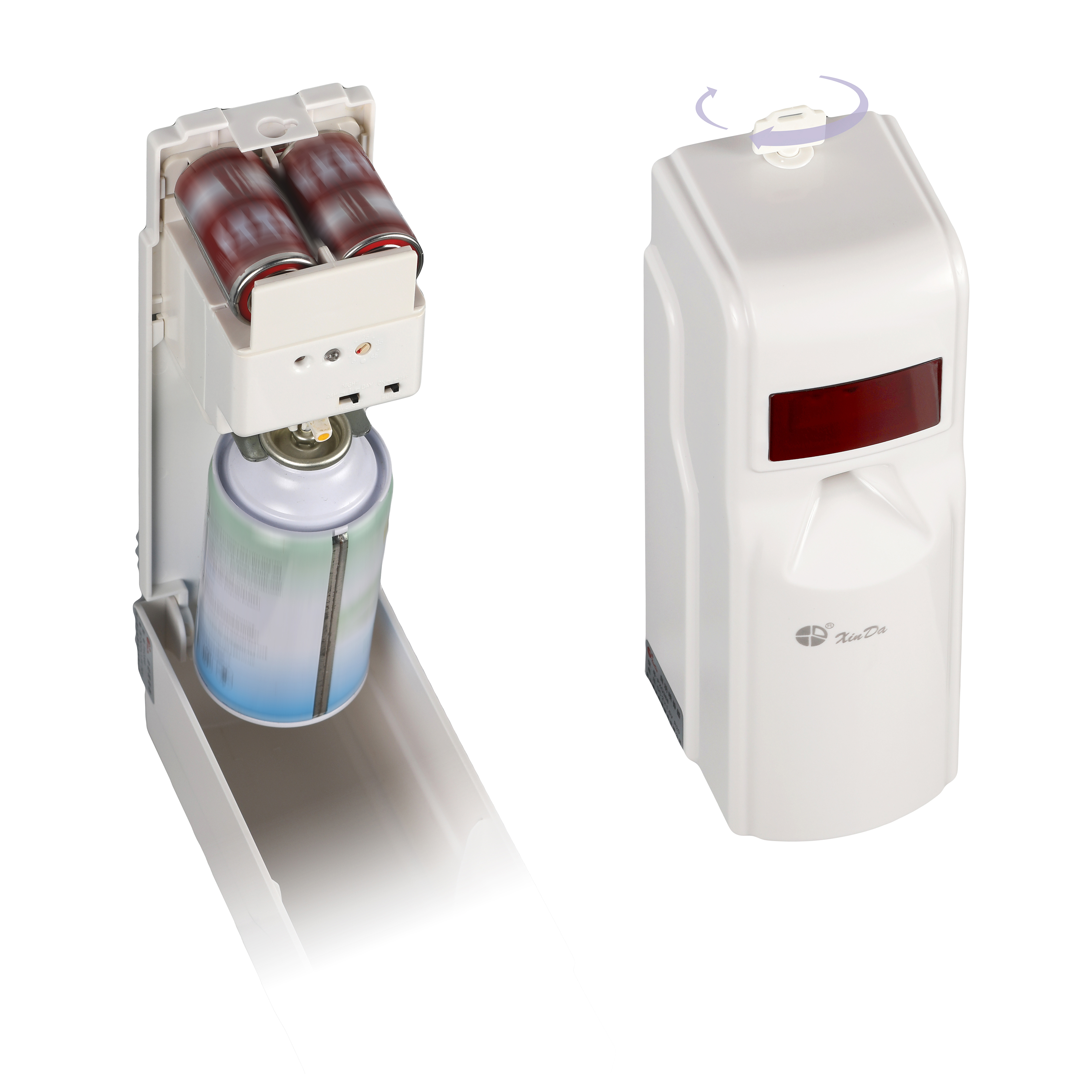 Dispensador de aerosol automático XinDa PXQ388, máquina pulverizadora de Perfume de fragancia, dispensador de Asrosol de Perfume