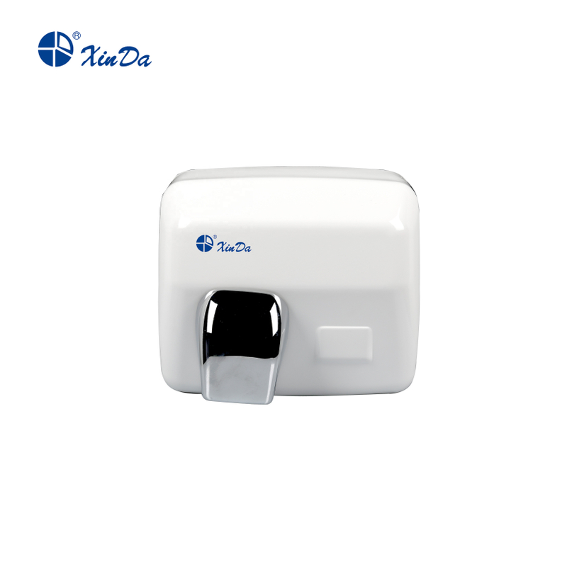 Secador de manos Estilo clásico (Blanco) Acero inoxidable Sensor de inducción infrarrojo automático Montado en la pared