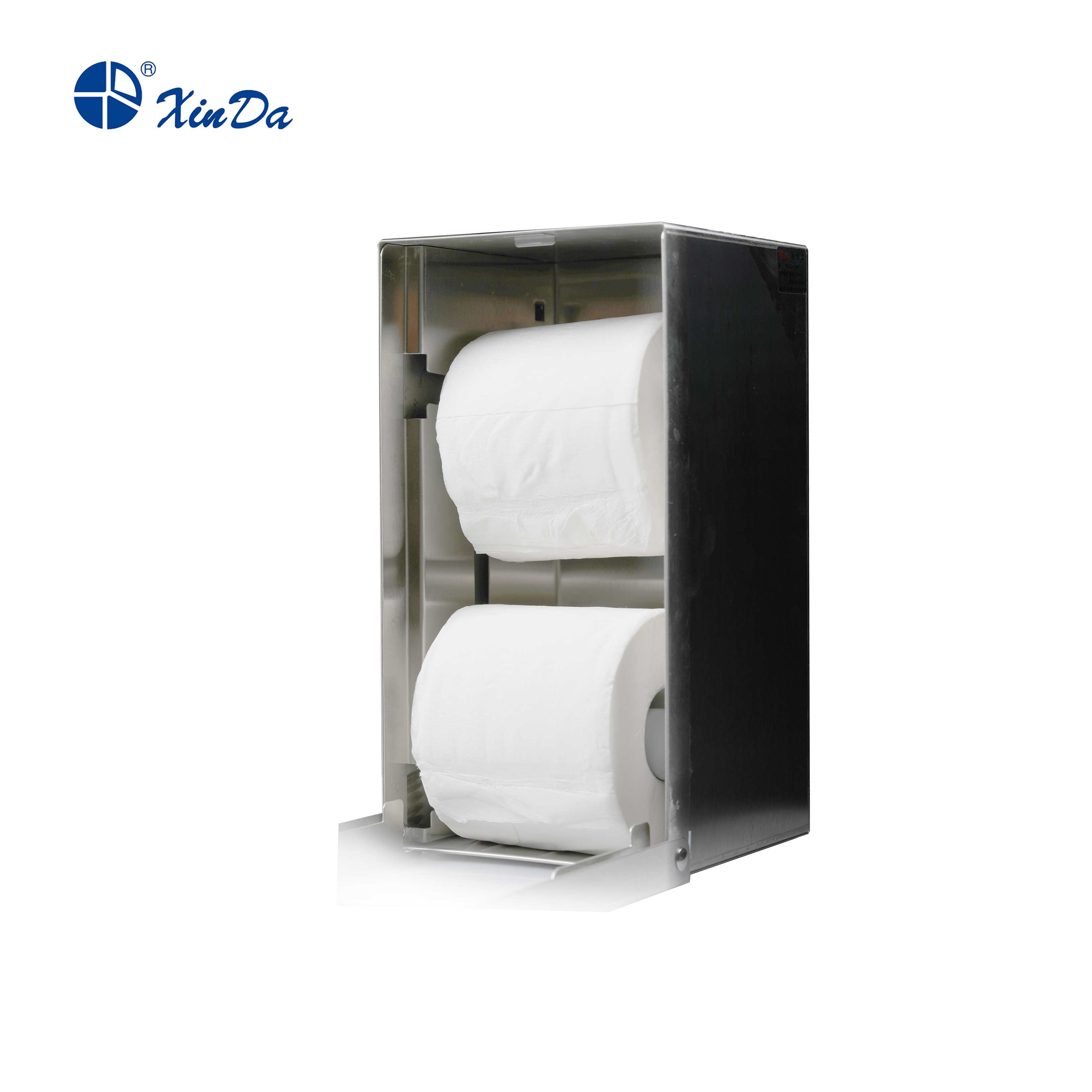 Caja de pañuelos de acero inoxidable de gran capacidad