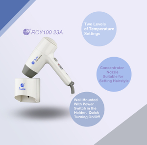 XinDa RCY-100 23A 1800W Negativo Iónico Venta al por mayor Secador de cabello 3 Ajustes de calor Secador de cabello con difusor